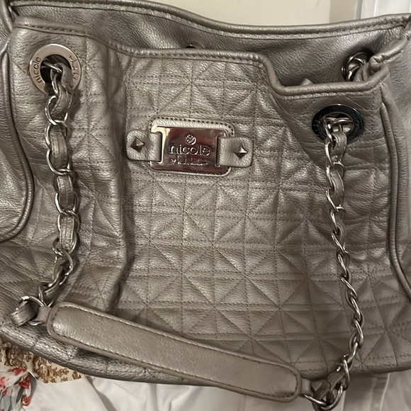 Nicole by Nicole Miller Quilted Shoulder Bag w/Gold Hardware - Picture 2 of 5